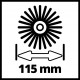 Щітка жорстка ULTRA до Einhell PICOBELLA (3424122)