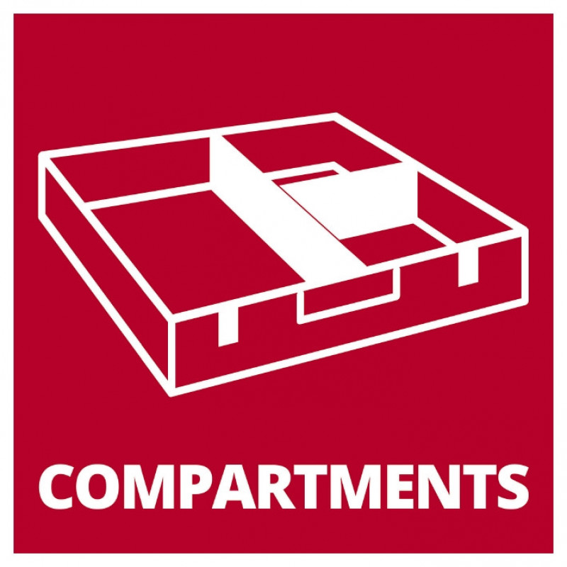 Набір пластикових відсіків для кейсу Einhell Plastic Compartments Set (4540012)