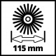 Щетка боковая жесткая ULTRA к Einhell PICOBELLA (3424126)