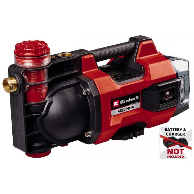 Насос садовий акумуляторний Einhell AQUINNA 36/38 F LED (4180410)
