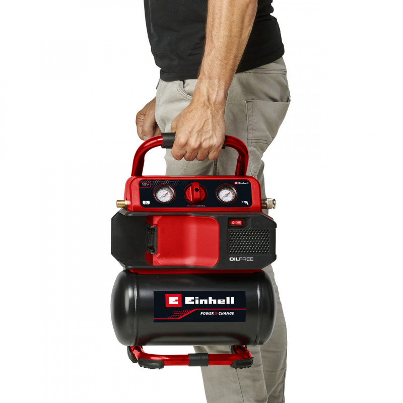 Компресор акумуляторний Einhell TE-AC 18/75 Li OF - Solo (4020410)