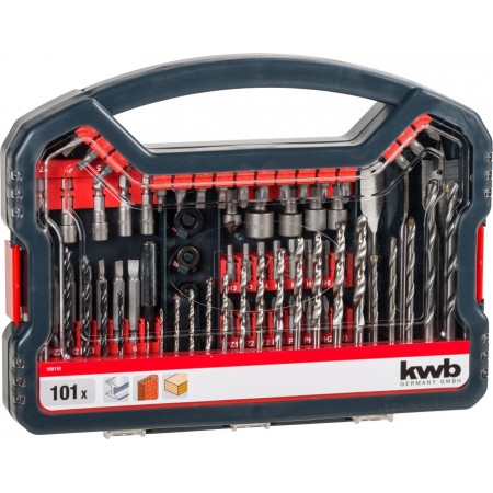 Набір біт та свердел 101 шт, PROMO KWB (109110)