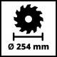 Пила циркулярна настільна Einhell TC-TS 254 eco (4340505)