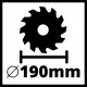 Пила циркулярная Einhell TE-CS 190/1 (4331005)