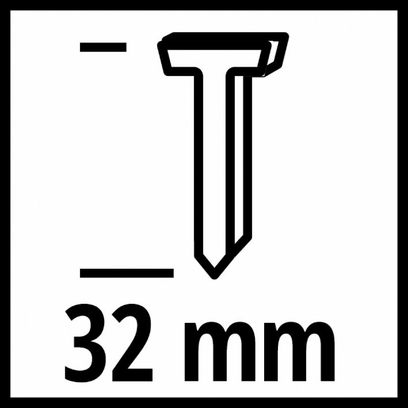 Цвяхи для аккумуляторного степлера Einhell 32 мм, 3000 шт (4137874)