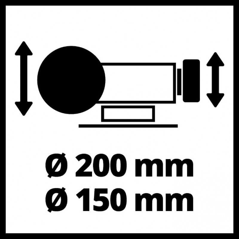 Точило двостороннє Einhell TC-WD 200/150 (4417242)