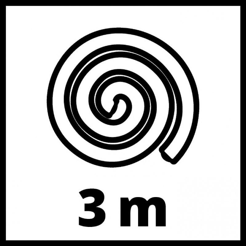 Удлинитель шланга к пылесосам Einhell, d36 мм, 3 м (2351270)