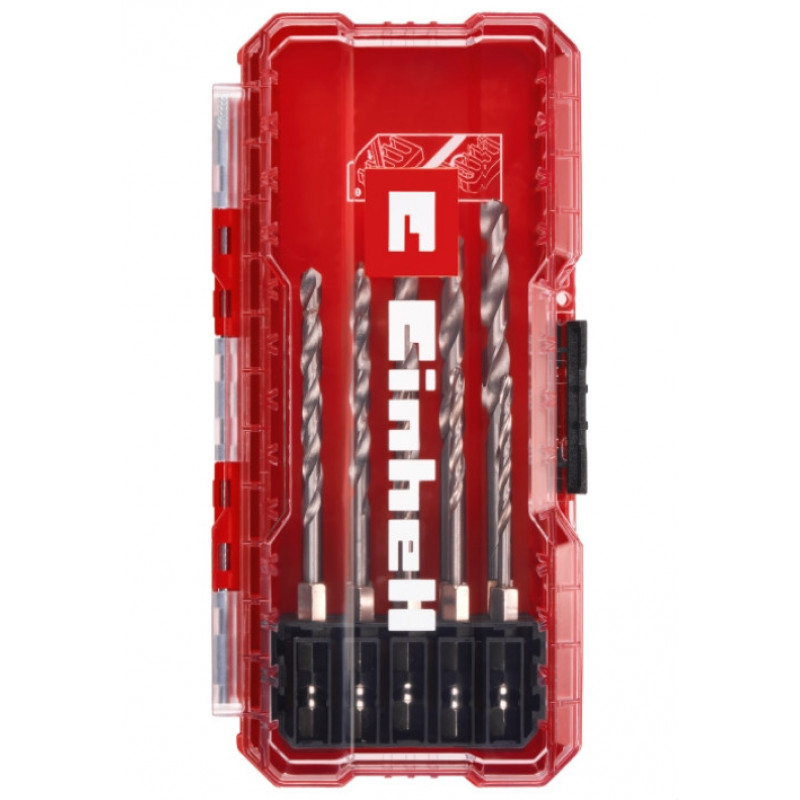 Набір свердел по металу Einhell HSS, 10 шт, S-Case (108723)