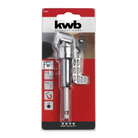 Угловая насадка для бит 1/4", KWB (118100)
