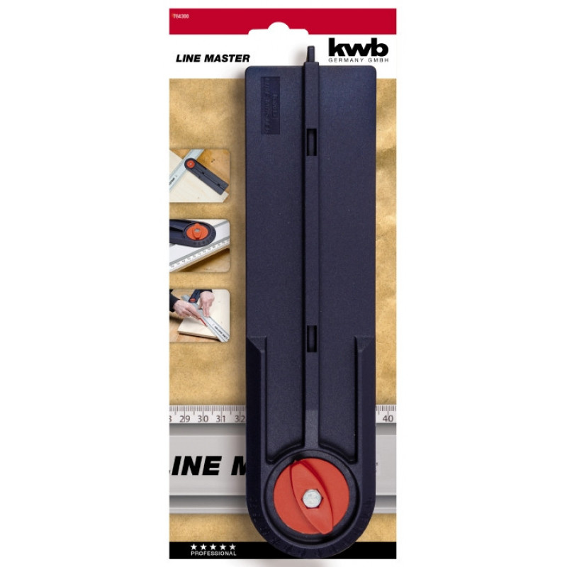 Кутник для лінійки Line Master KWB (784300)
