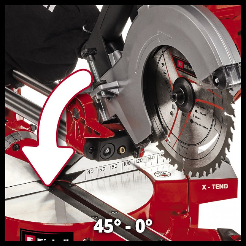 Пила торцева акумуляторна Einhell TE-SM 36/210 Li - Solo (4300880)