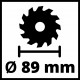 Міні-пила циркулярна Einhell TC-CS 89 (4331030)