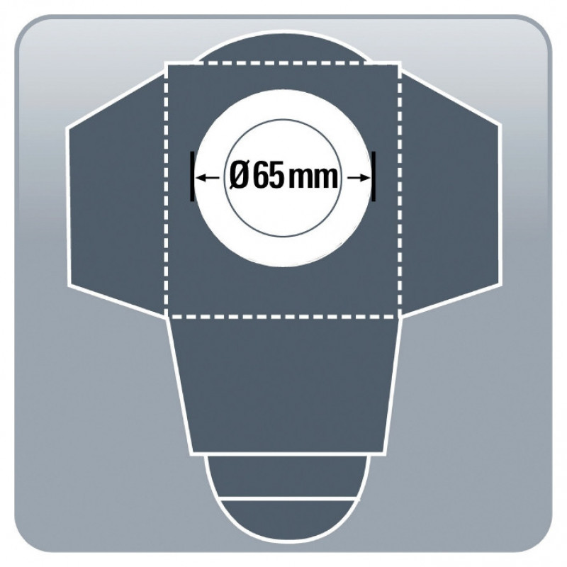 Мешки бумажные к пылесосам Einhell 30л, 5шт (2351170)