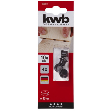Центр перекладной 10 мм, 4 шт, KWB (530210)