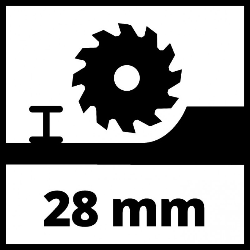 Міні-пила циркулярна акумуляторна Einhell TE-CS 18/89 Li - Solo (4331100)
