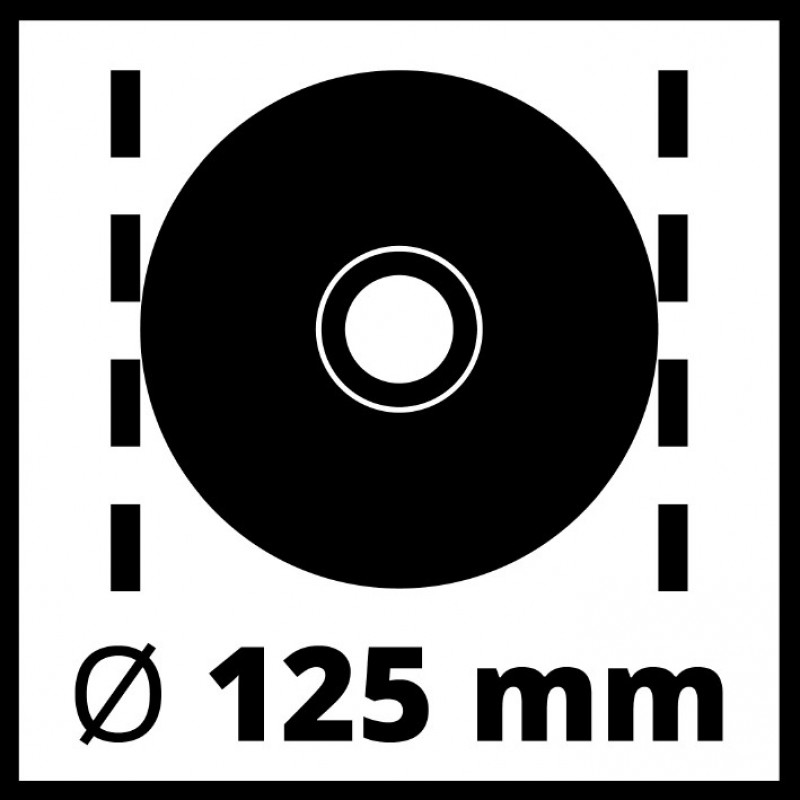 Шліфмашина кутова Einhell TE-AG 125/750 (4430880)