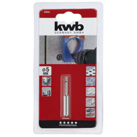 Коронка пільная алмазна 5/25 мм, KWB (499805)