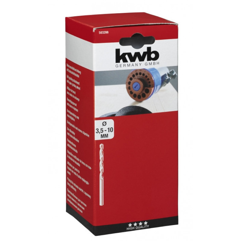 Насадка для заточування свердел, 3.5-10 мм, KWB (503200)