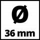 Подовжувач шланга до пилососів Einhell, d36 мм, 3 м (2351270)