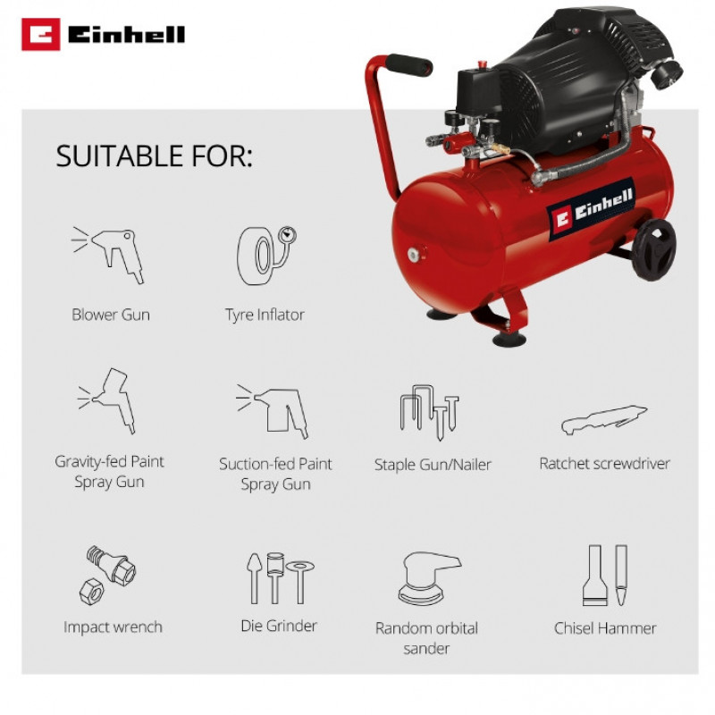 Компрессор воздушный Einhell TC-AC 420/50/10 V (4010495)