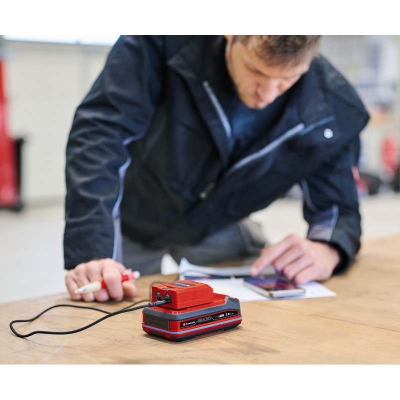Зарядний пристрій USB акумуляторний Einhell TC-CP 18 Li USB A/C - Solo (4514148)
