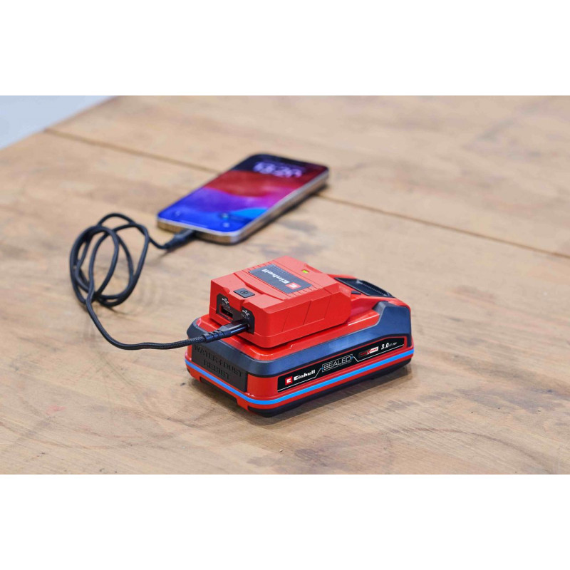 Зарядний пристрій USB акумуляторний Einhell TC-CP 18 Li USB A/C - Solo (4514148)