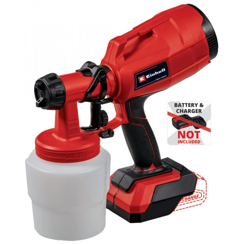 Фарборозпилювач акумуляторний Einhell TC-SY 18/60 Li - Solo (4260025)