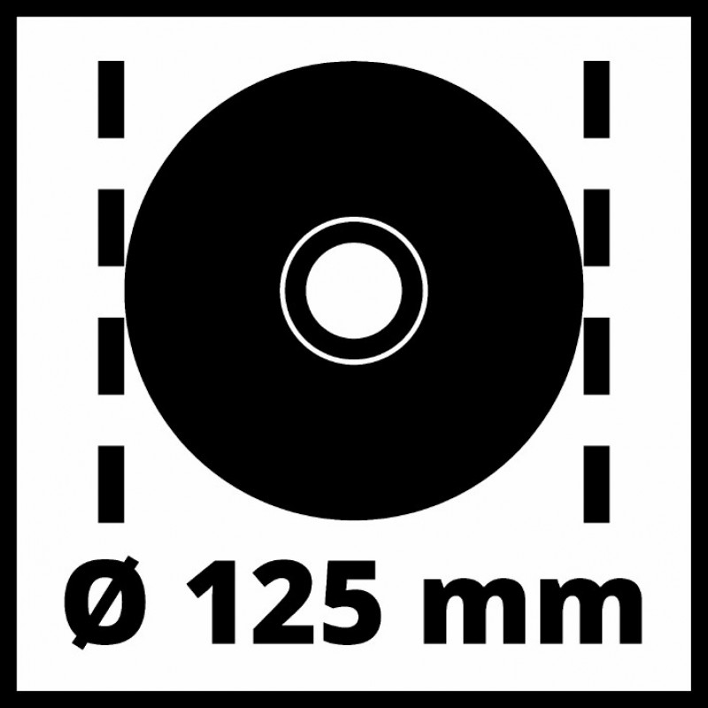 Шліфмашина кутова Einhell TC-AG 125/850 (4430971)