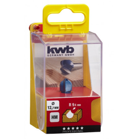 Фреза галтельна 12,7 мм, KWB (755820)