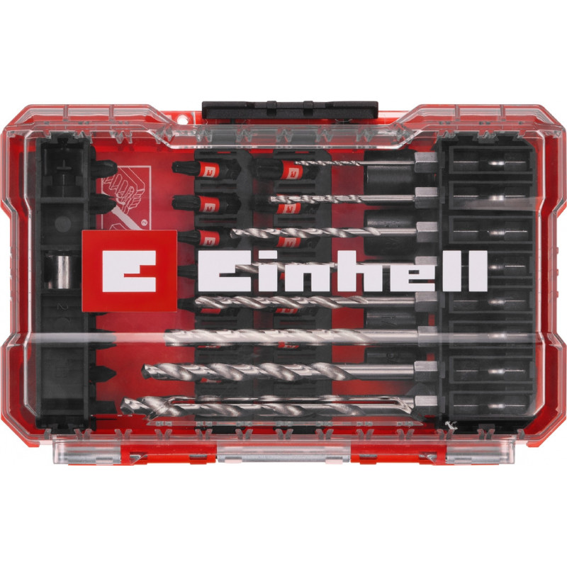 Набір ударних біт і свердл по металу Einhell 39 шт, M-Case (108773)