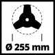 Ніж для мотокоси Einhell, 255 мм (3404996)