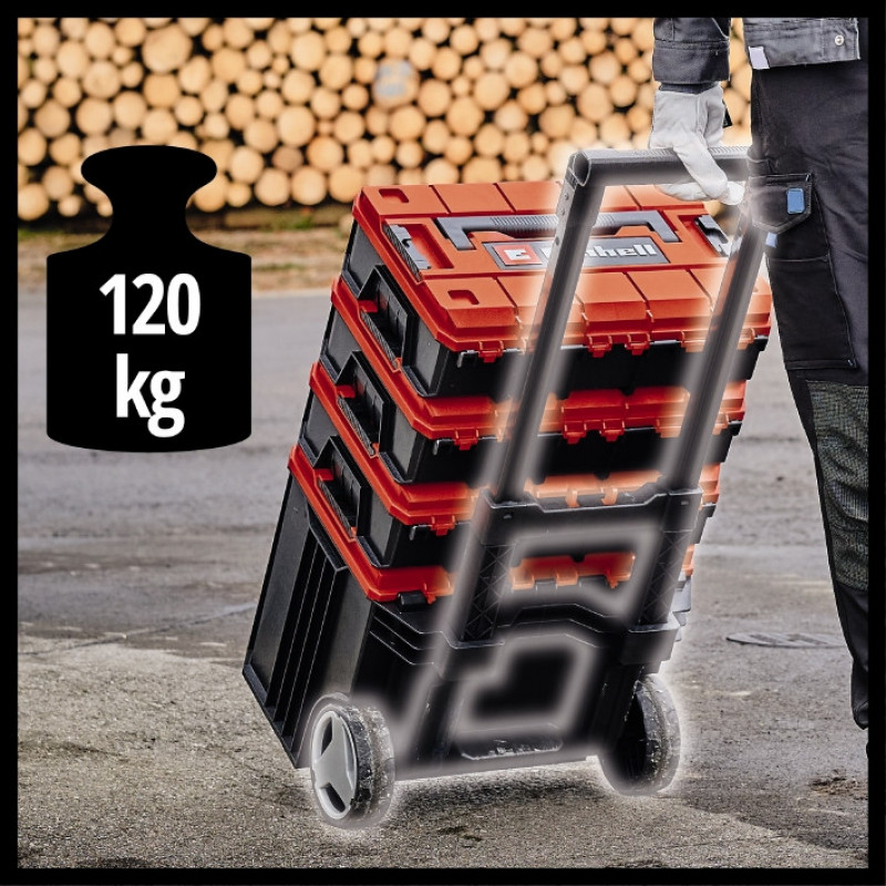 Пластиковий кейс Einhell E-Case L з колесами (4540014)