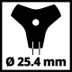 Нож для мотокосы Einhell, 200 мм (3405083)