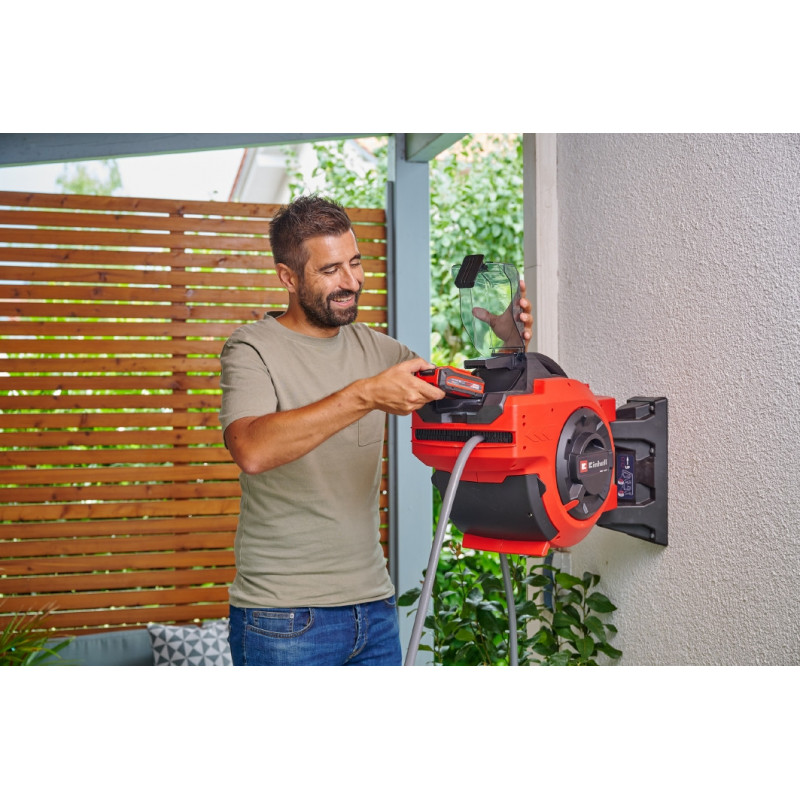 Котушка зі шлангом акумуляторна Einhell GE-HR 18/30 WH Li - Solo (4173771)