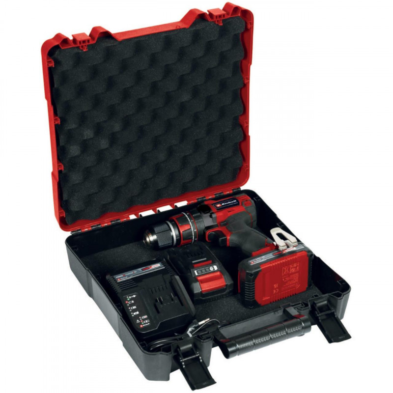 Шуруповерт акумуляторний ударний Einhell TP-CD 18/50 Li-i BL 2x2.0Ah (4513940)