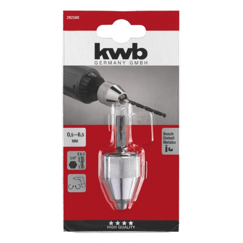 Патрон быстрозажимной на 1/4", KWB (292500)
