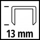 Скоби для пневматичного степлера Einhell 5,7х13 мм, 3000 шт. (4137850)