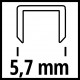 Скоби для пневматичної степлера Einhell 5,7х16 мм, 3000 шт. (4137855)