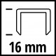 Скоби для пневматичної степлера Einhell 5,7х16 мм, 3000 шт. (4137855)