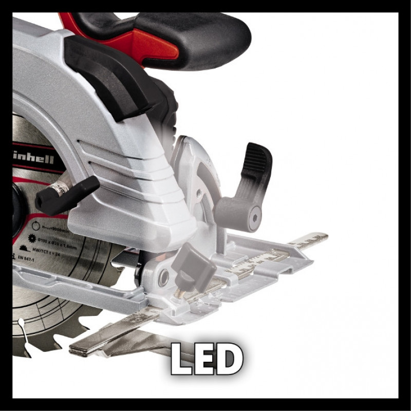 Пила циркулярна акумуляторна Einhell TP-CS 18/190 Li BL - Solo (4331210)