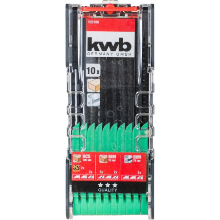 Набір полотен для лобзика, 10 шт, PROMO KWB (109180)