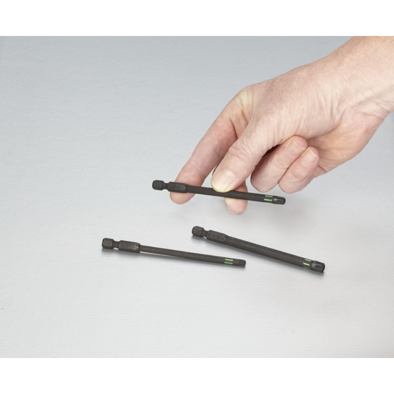 Набір торсіонних біт 100 мм, Torx TT25/30/40, 3 шт, KWB (123342)