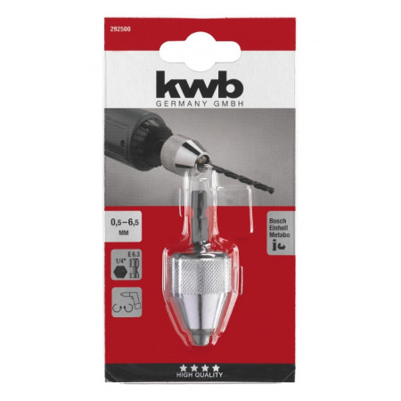 Патрон быстрозажимной на 1/4", KWB (292500)