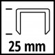 Скобы для пневматического степлера Einhell 5,7х25 мм, 3000 шт. (4137860)