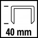 Скобы для пневматического степлера Einhell 5,7х40 мм, 3000 шт. (4137861)