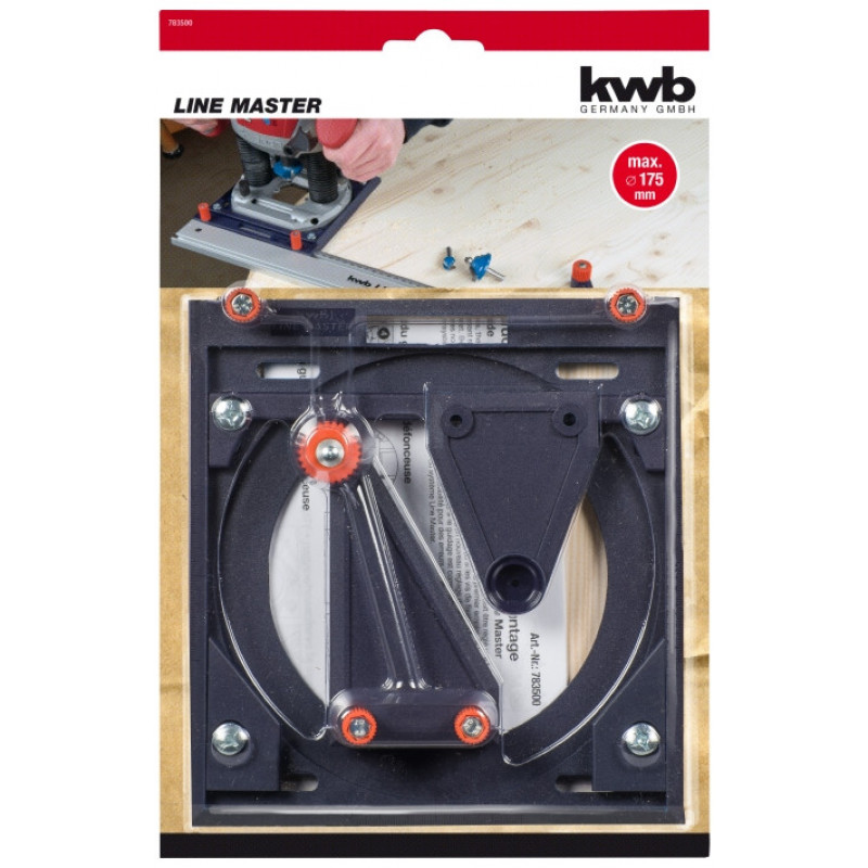 Направляюча для фрезера Line Master KWB (783500)