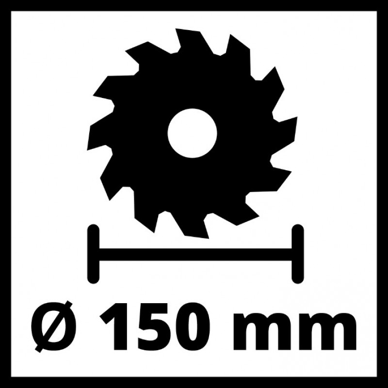 Пила циркулярна акумуляторна Einhell TE-CS 18/150 Li - Solo (4331220)