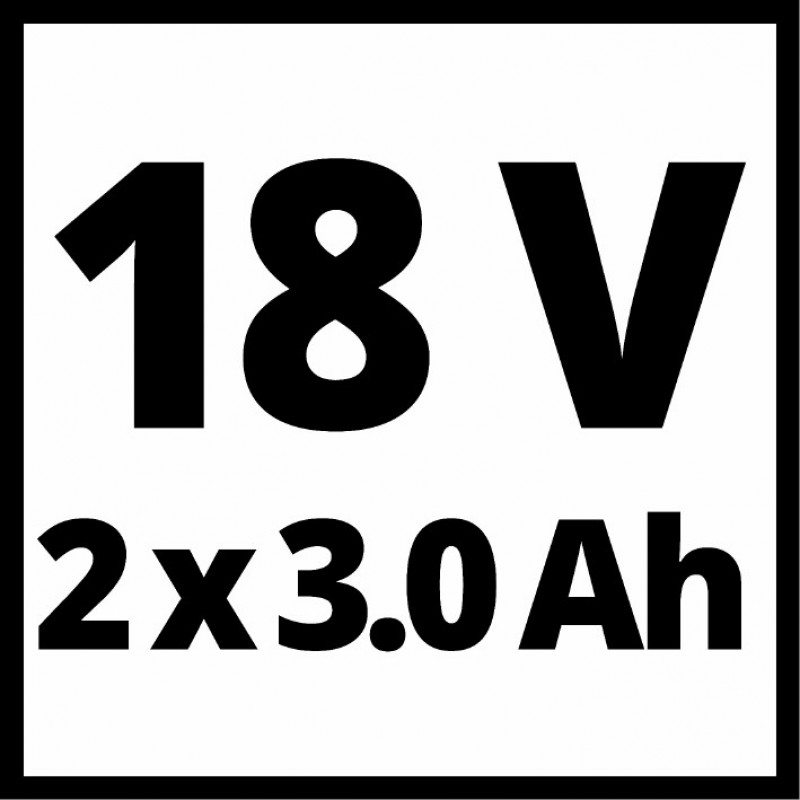 Аккумуляторы + зарядное устройство на два аккумулятора Einhell 18V 2x3.0Ah Twincharger Kit (4512083)