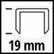 Скоби для акумуляторного степлера Einhell, 19 мм, 3000шт (4137875)