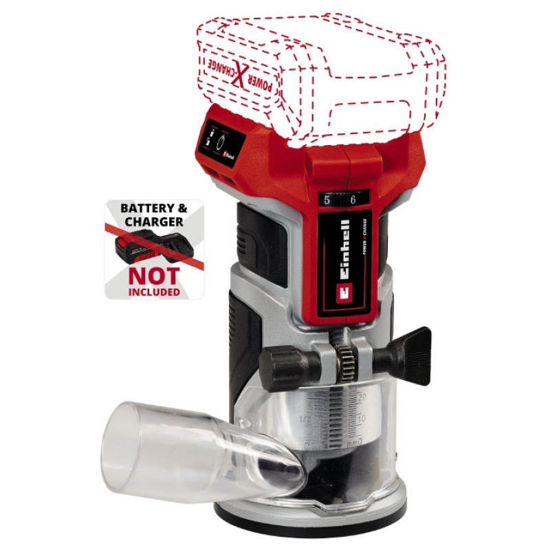 Фрезер кромковий акумуляторний Einhell TP-ET 18 Li BL - Solo (4350412)